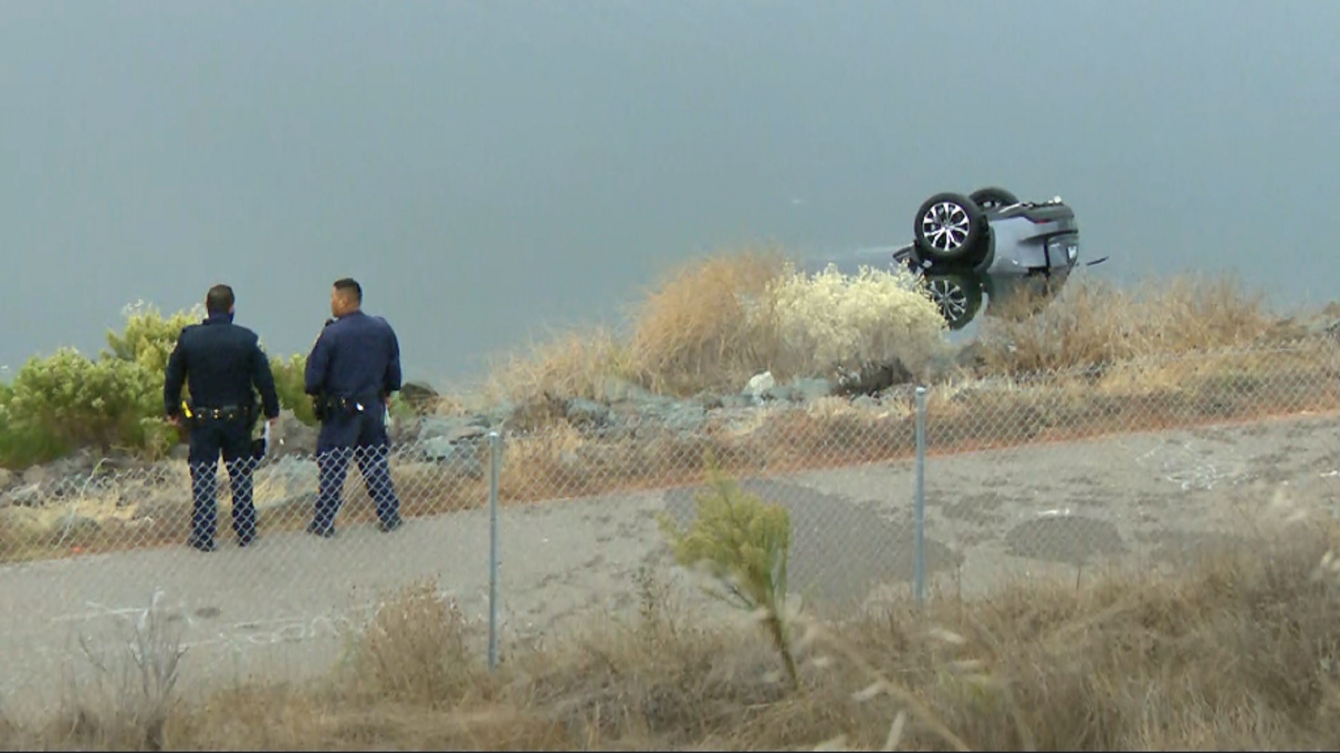 Man dies after car flies off SR-54, crashes into water in National City ...