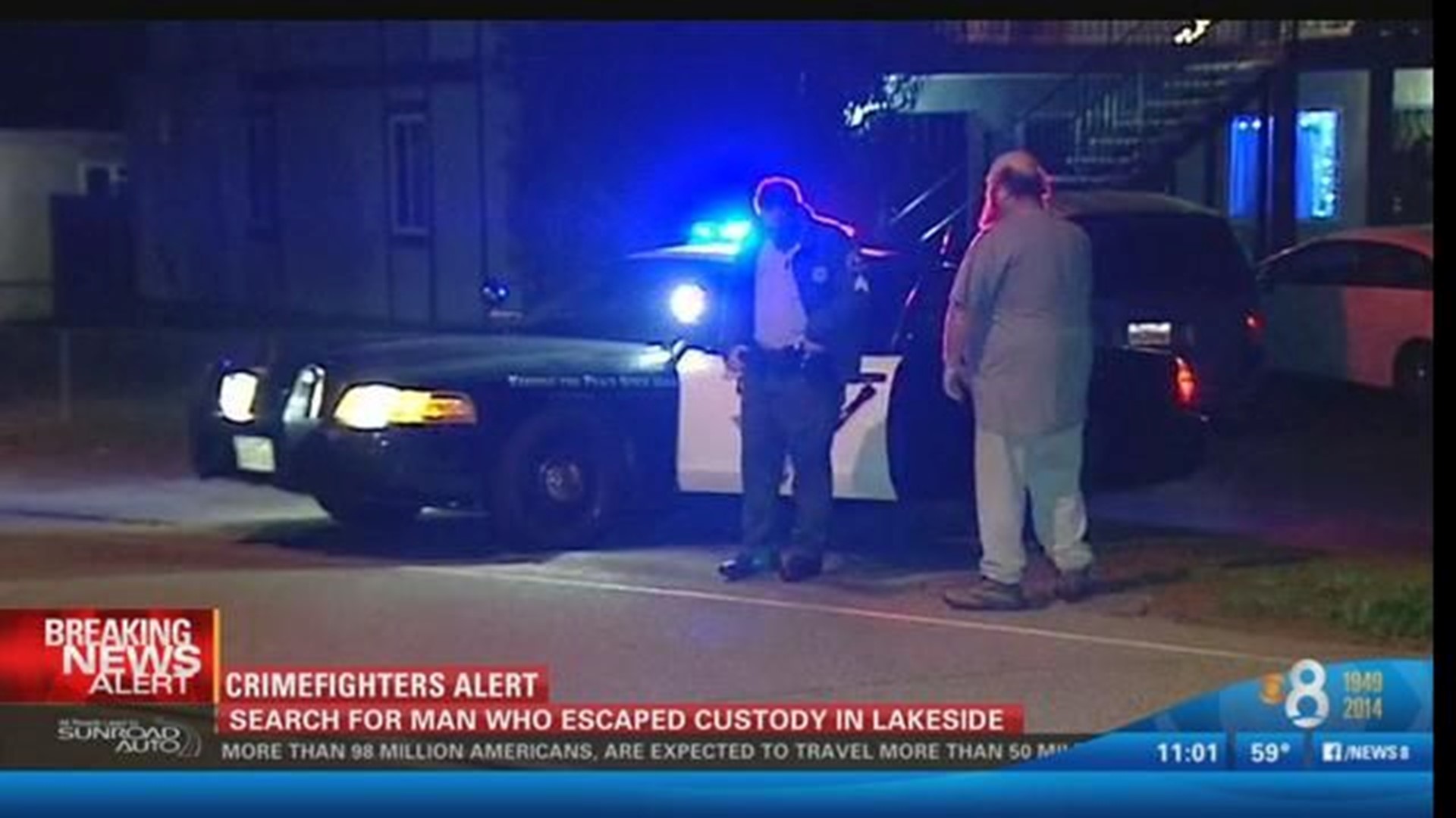 Man who escaped custody arrested | cbs8.com