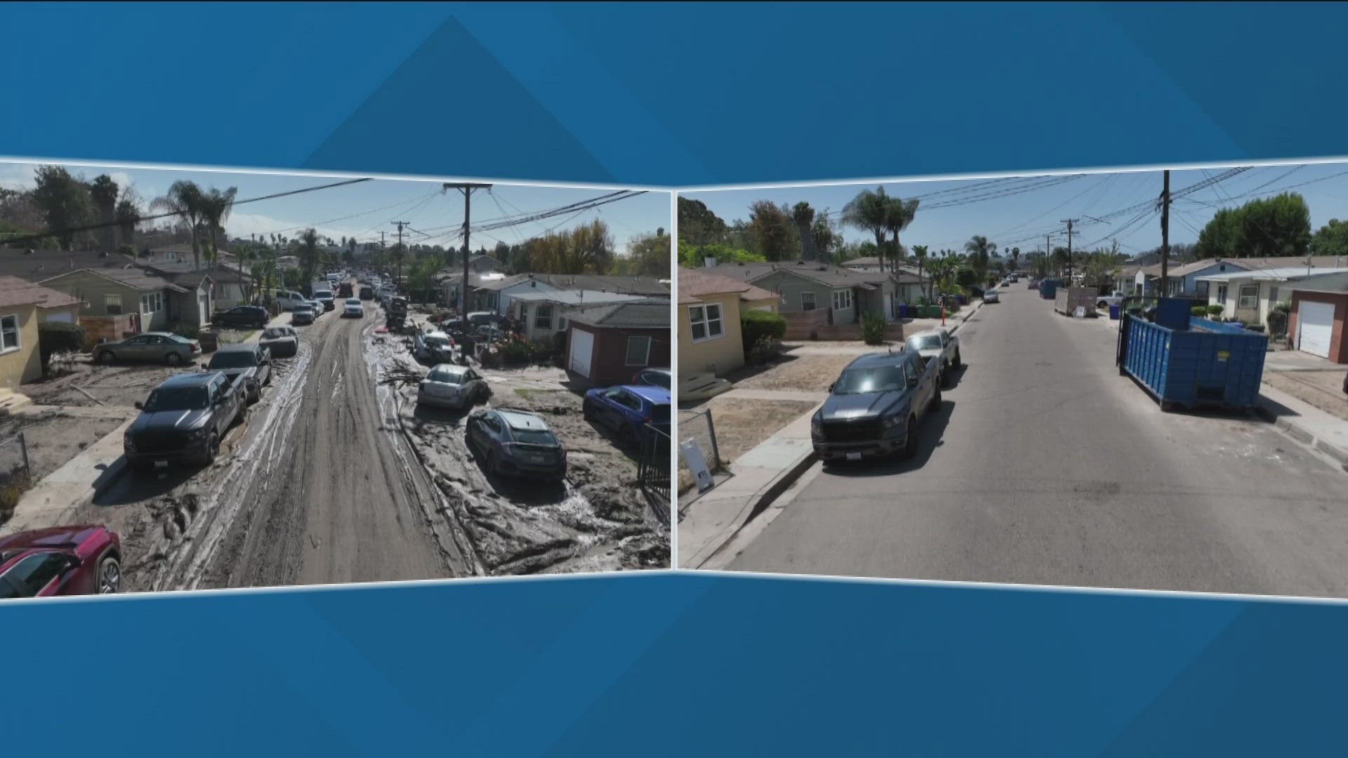 This video shows the storm's impact in the area of 42nd Street in Mountain View.