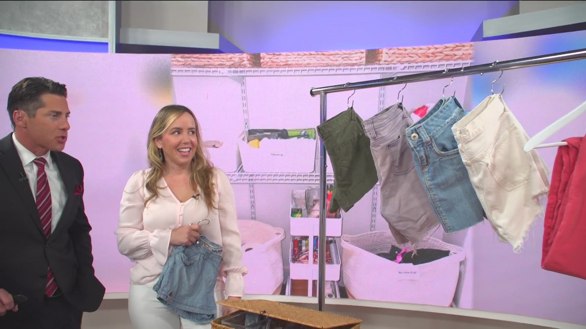 Ryen Toft talked about different storage solutions for common household items and how you can repurpose other things to make your life easier.