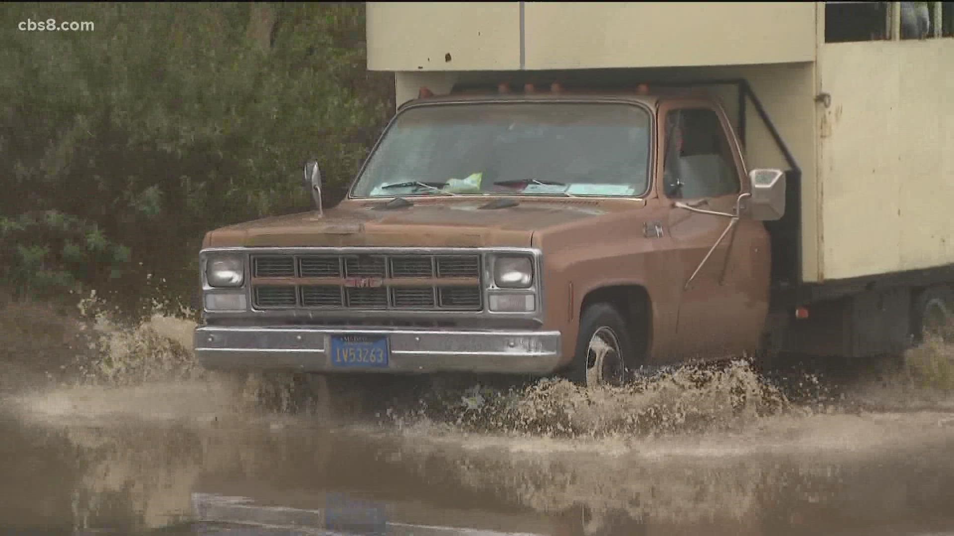 South Bay San Diego saw lots of rain Tuesday leading to severe flooding in the Tijuana River Valley.