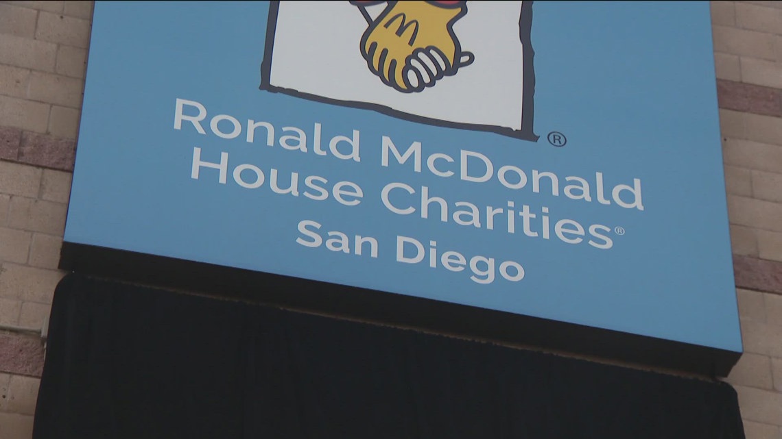 San Diego's Ronald McDonald unveils renamed family care center