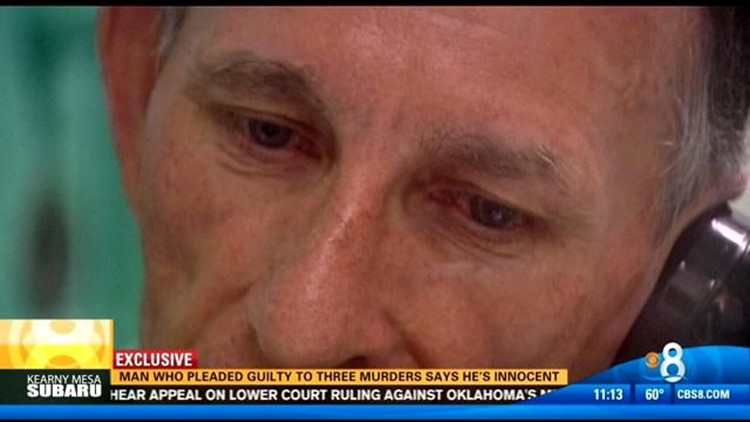 Man who pleaded guilty to three murders says he's innocent | cbs8.com