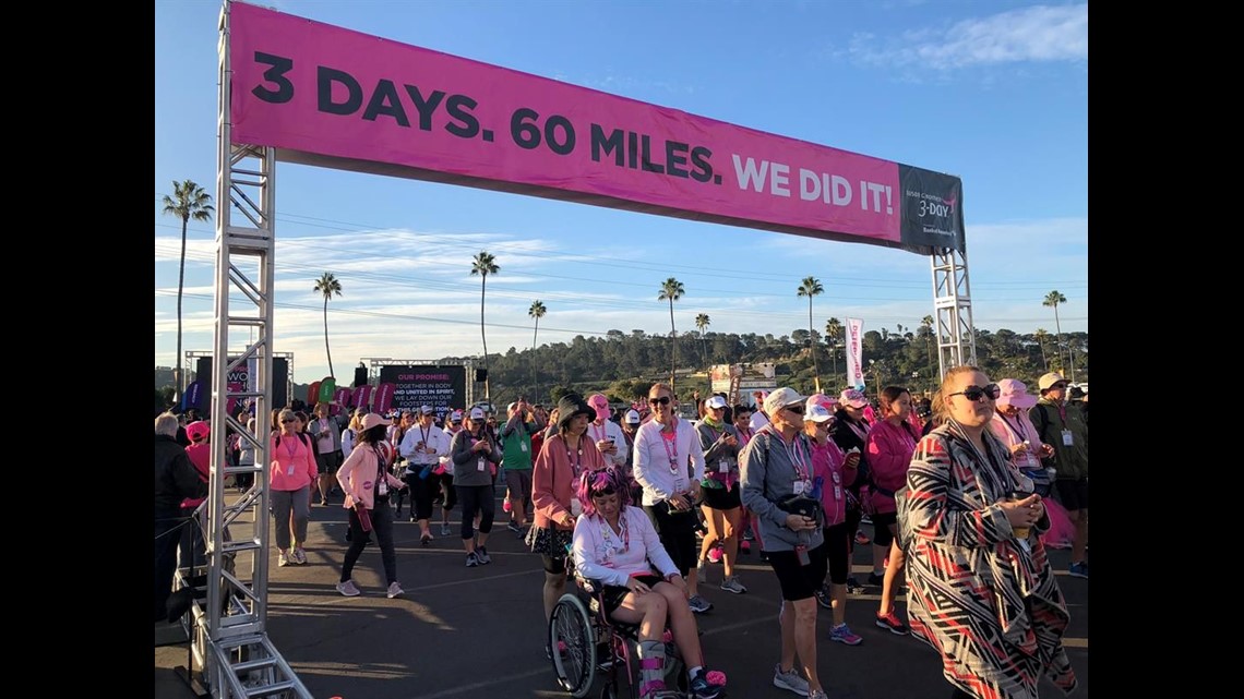 Susan G. Komen 3-Day walk against breast cancer begins Friday | cbs8.com
