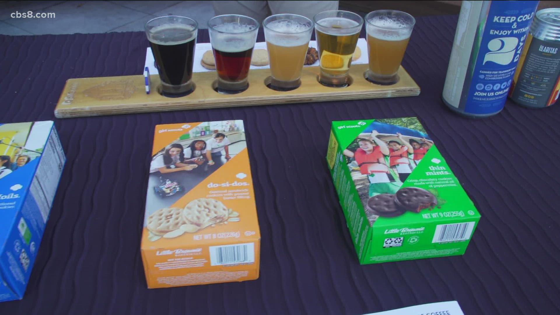 From Friday 18 through Sunday the 27, all San Diego Mike Hess Brewing locations will be pairing 5 cookies with 5 beers to raise money for Girl Scouts of San Diego.