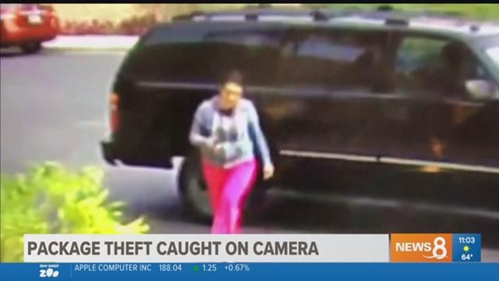 Package theft caught on camera in Scripps Ranch | cbs8.com