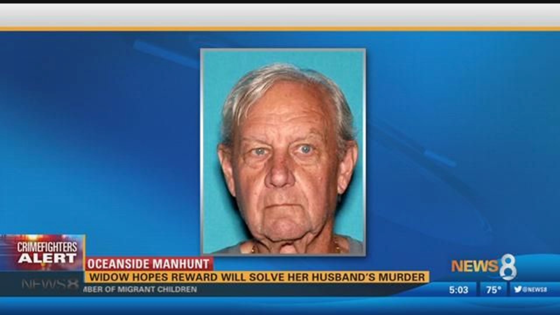 6,000 reward posted in murder of Oceanside retiree