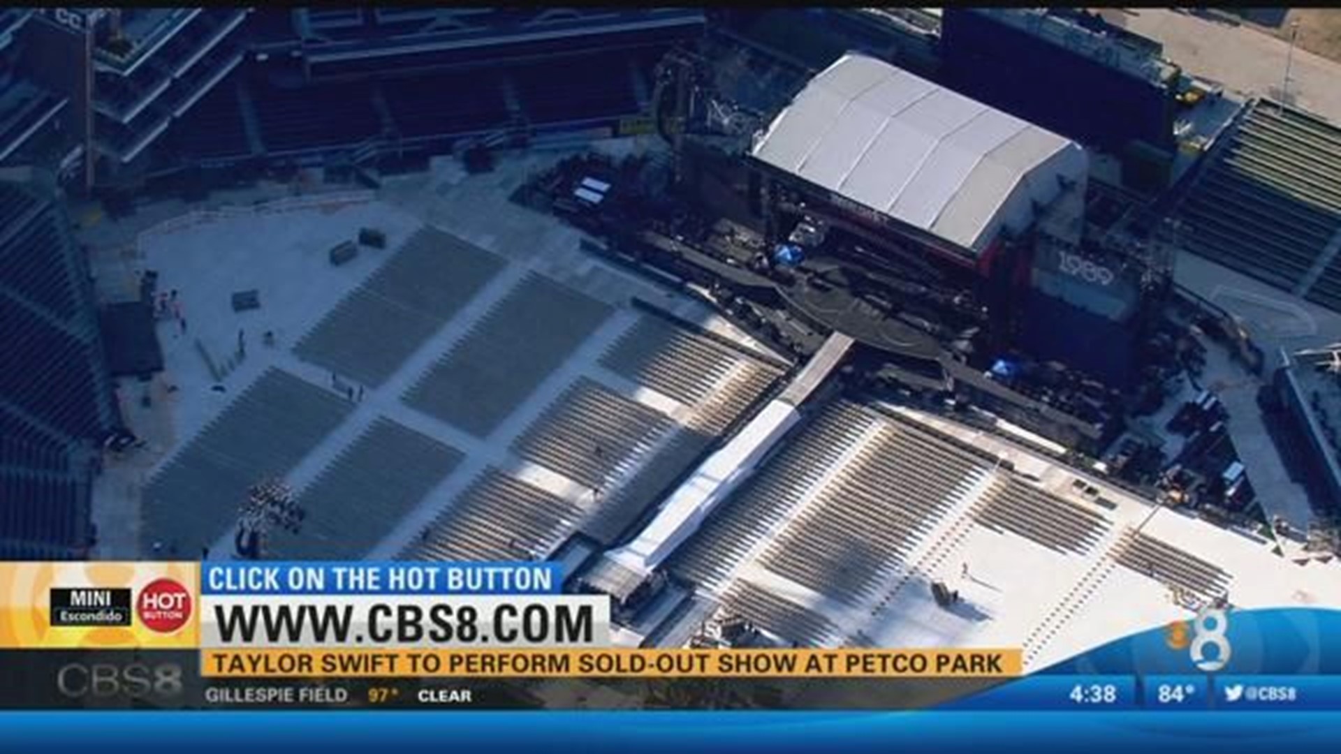 Taylor Swift to perform sold-out show at Petco Park | cbs8.com