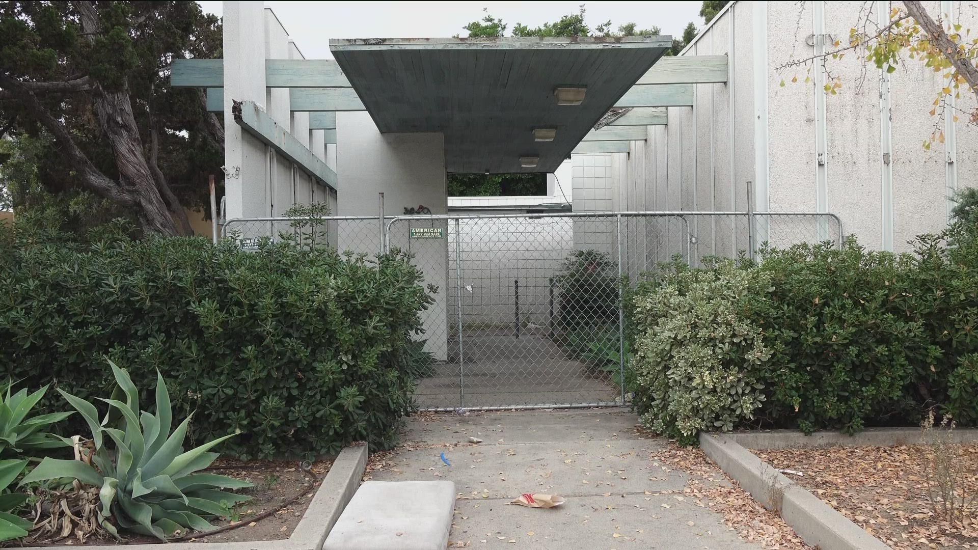 Now the area is an eyesore with trash in the parking lot, a broken fence and rotting wood. What was once a popular library is now telling a sad story.