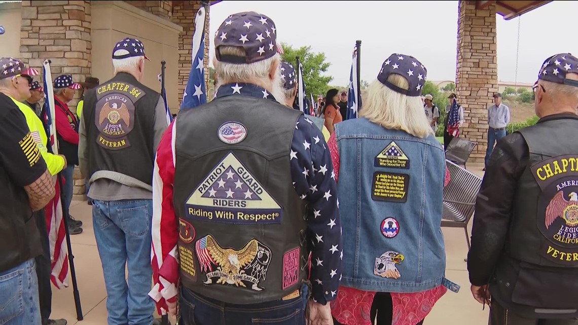 Veterans and their families honor fallen solders at Sunset Park