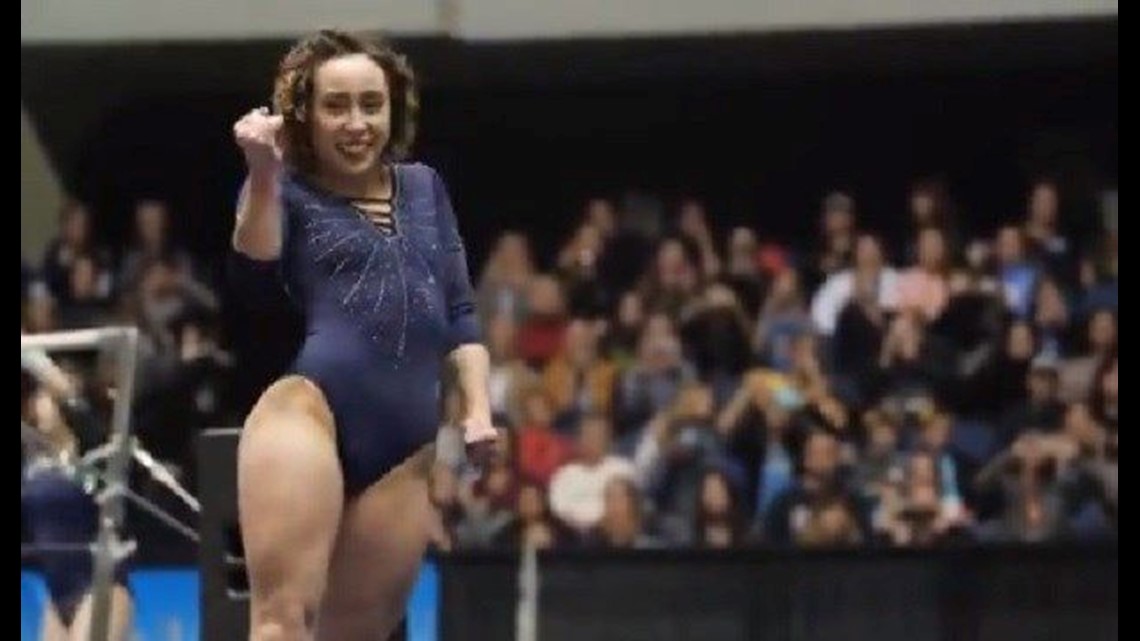 The UCLA gymnast who became a viral sensation by just being