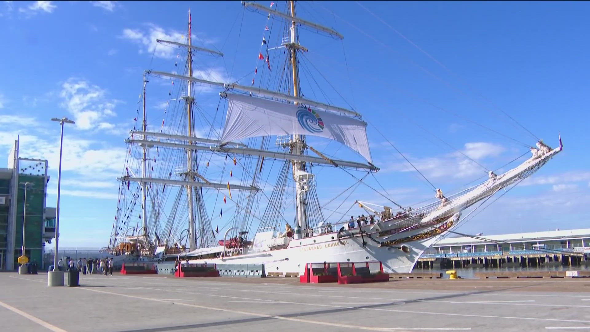 Norwegian tall ship in San Diego becomes hub for global ocean
