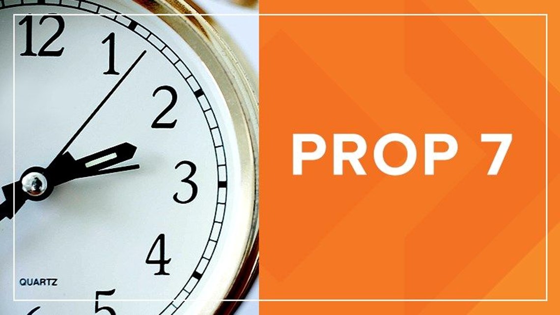 Prop. 7 looks to change daylight saving time in California