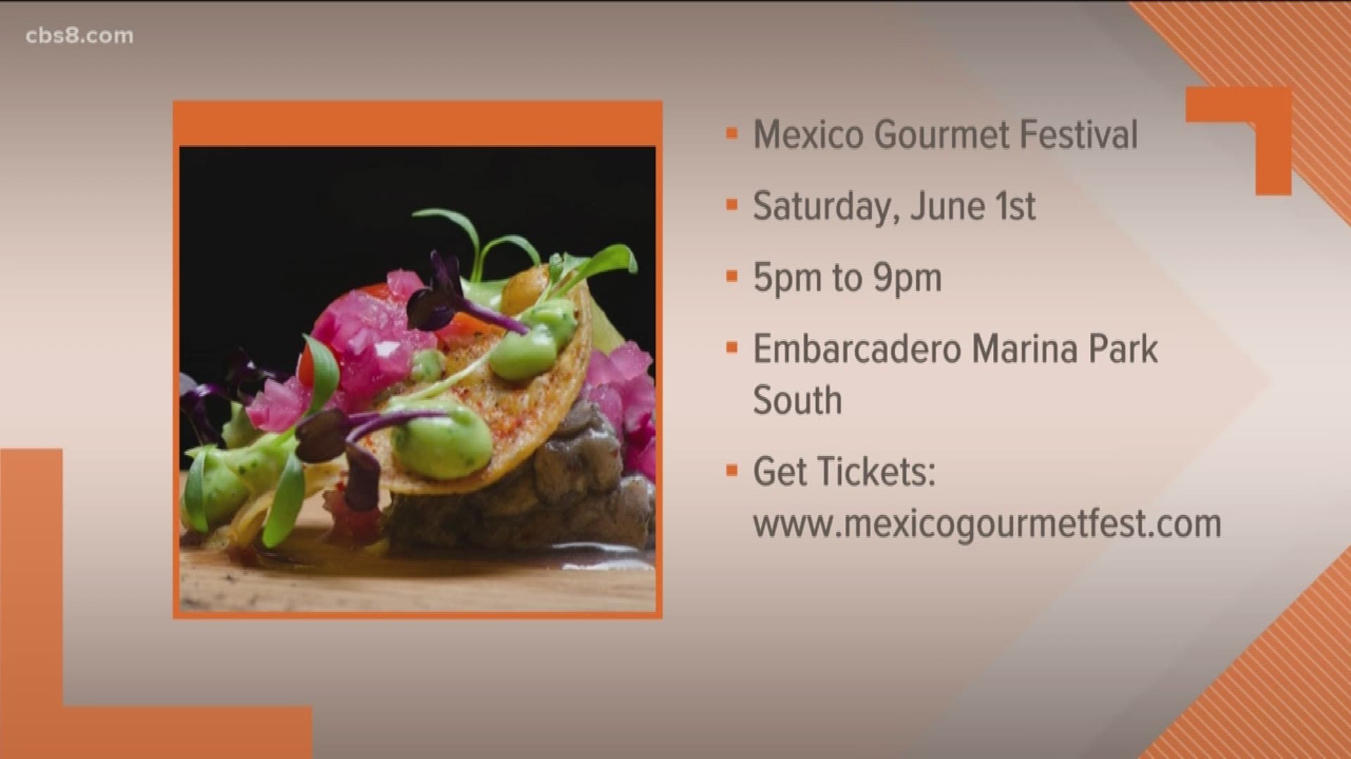 Chef-Owner of ﬁve restaurants, Enrique Herrera, Chef Rosie O’Connor, and Chef Javier Rubio visited News 8 to give us a taste of their delicious cuisines for Mexico Gourmet Festival