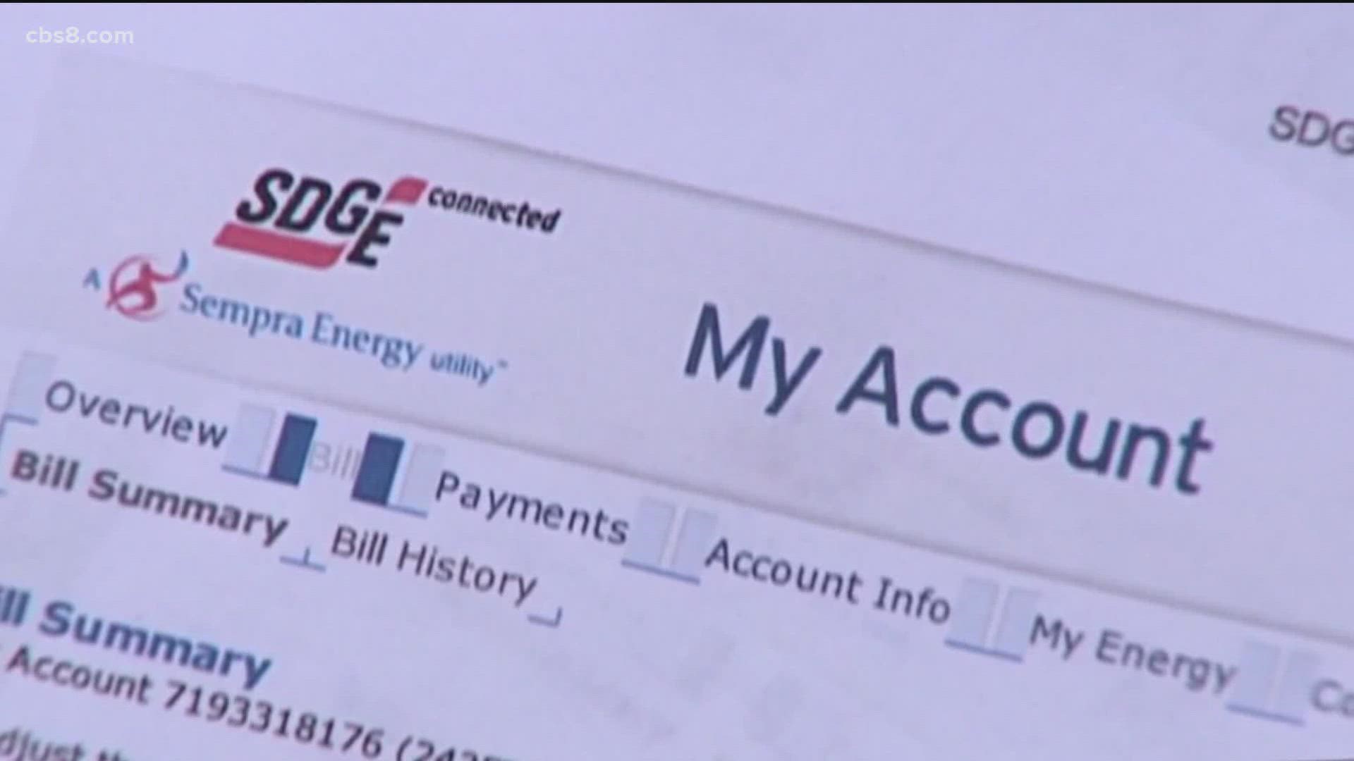 The California Public Utilities Commission admits it has received hundreds of calls from SDG&E customers concerned about billing.