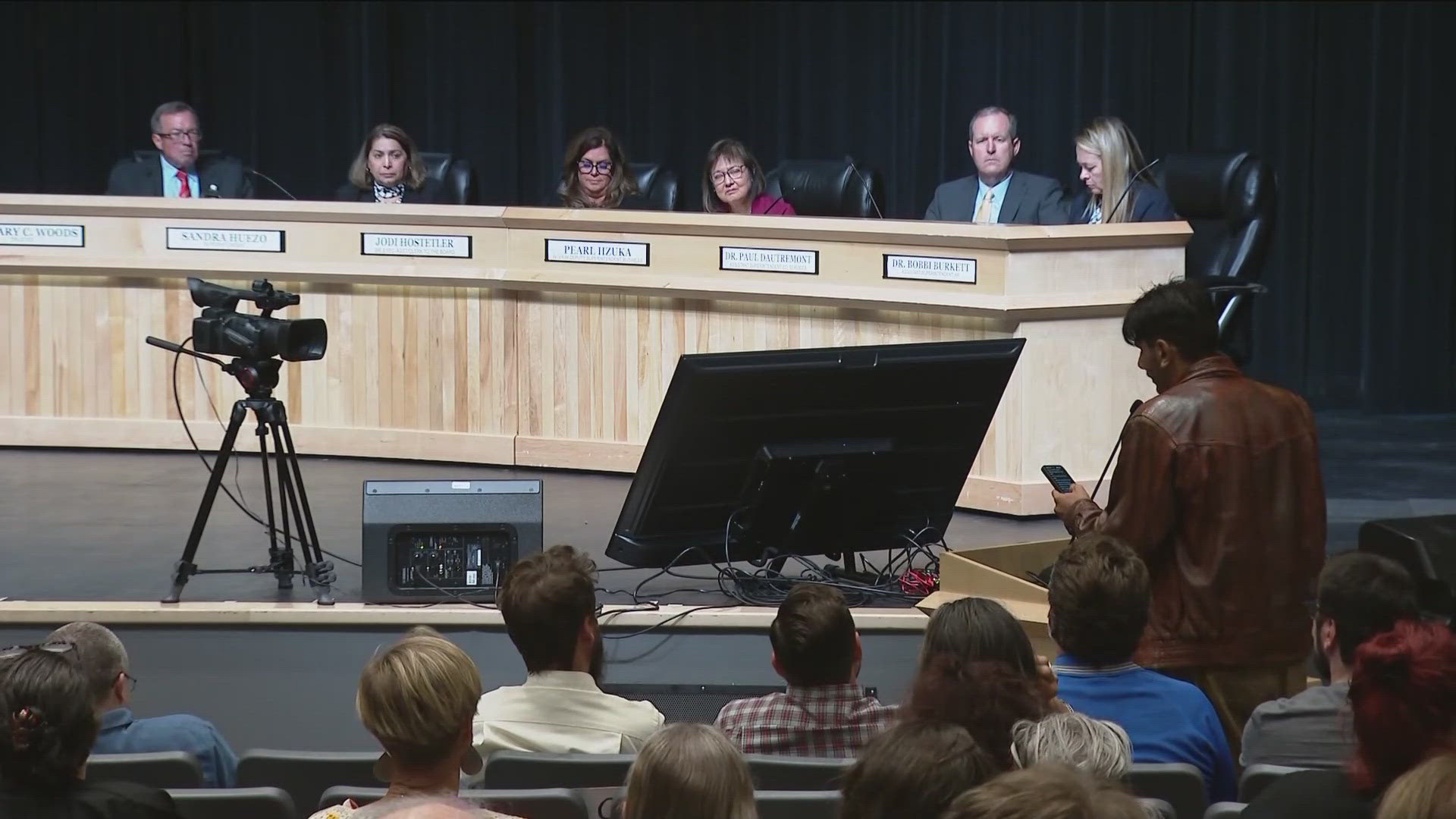 During the Grossmont Union High School District board meeting, leaders voted to move forward with layoffs of its staff.