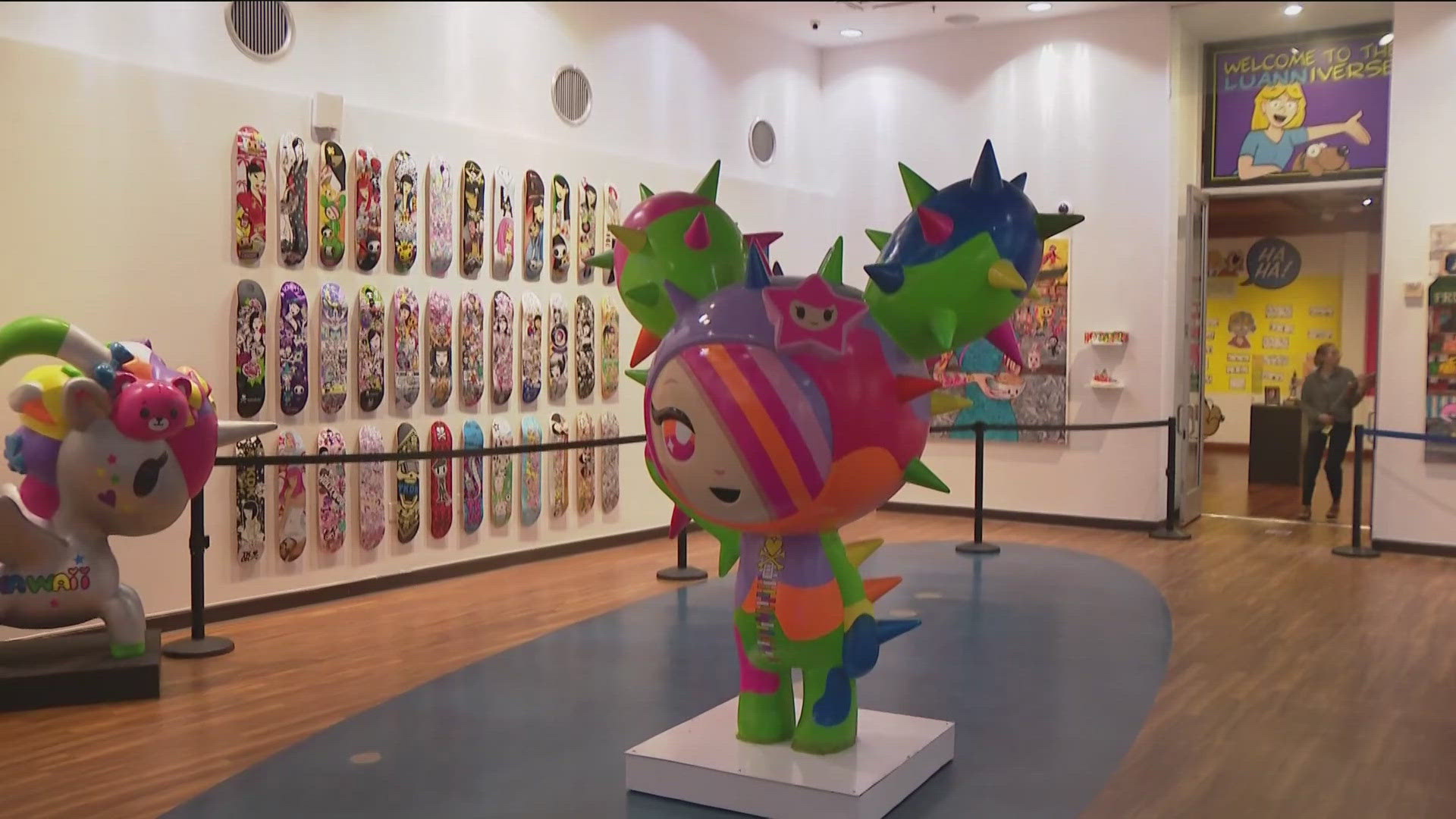 The Comic-Con Museum unveiled new exhibits celebrating tokidoki's 20th anniversary and Luann's 40th.