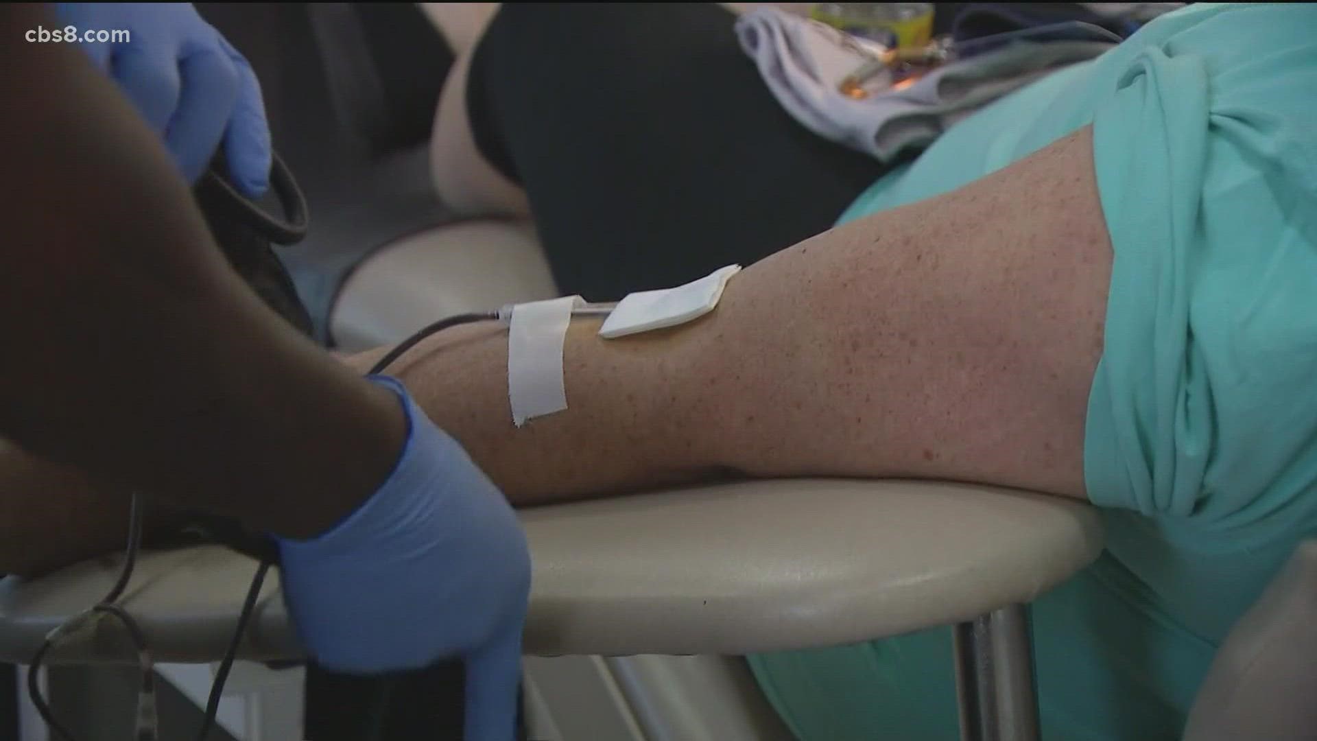 CBS 8 is working with The San Diego Blood Bank on a special drive that happened Tuesday, April 26 at Grossmont Center.