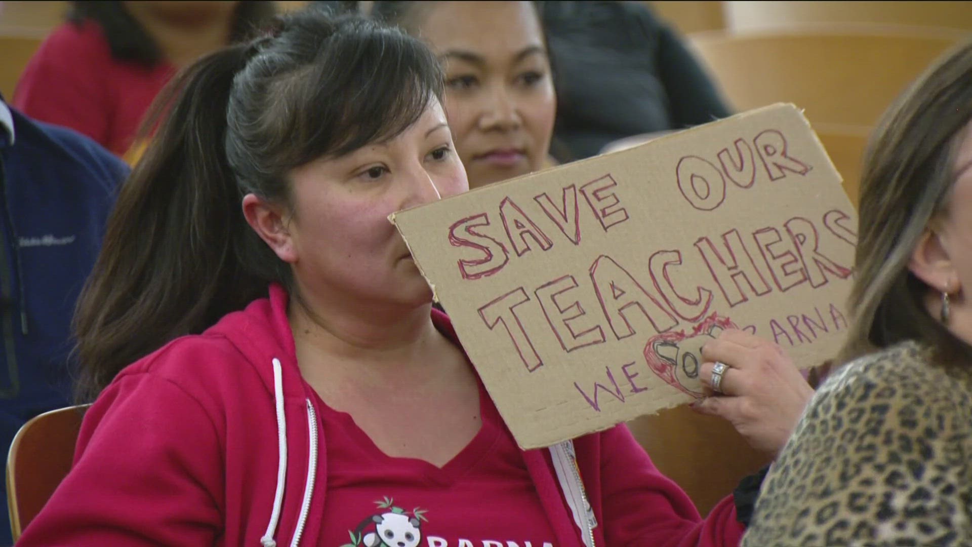 The teacher's union and parents are fighting the cuts, including a group at Barnard Mandarin Magnet Elementary, the district's only Mandarin Immersion school.
