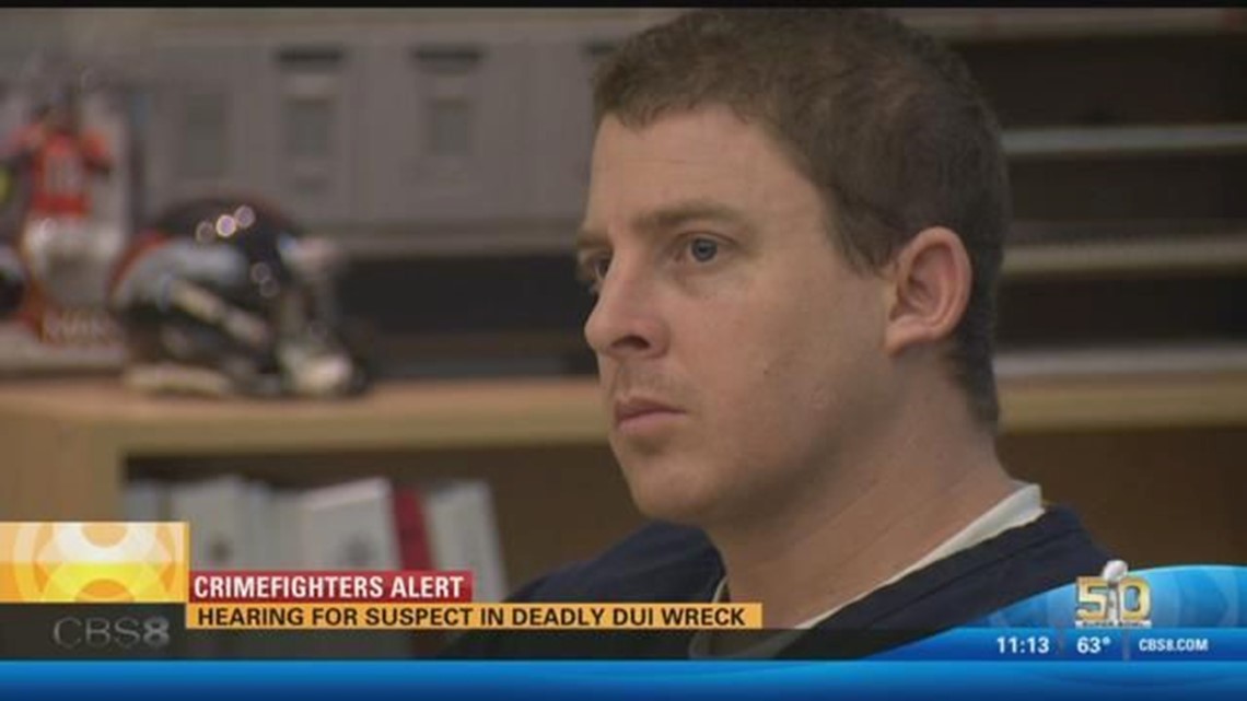 Suspect in deadly DUI wreck in court Wednesday | cbs8.com