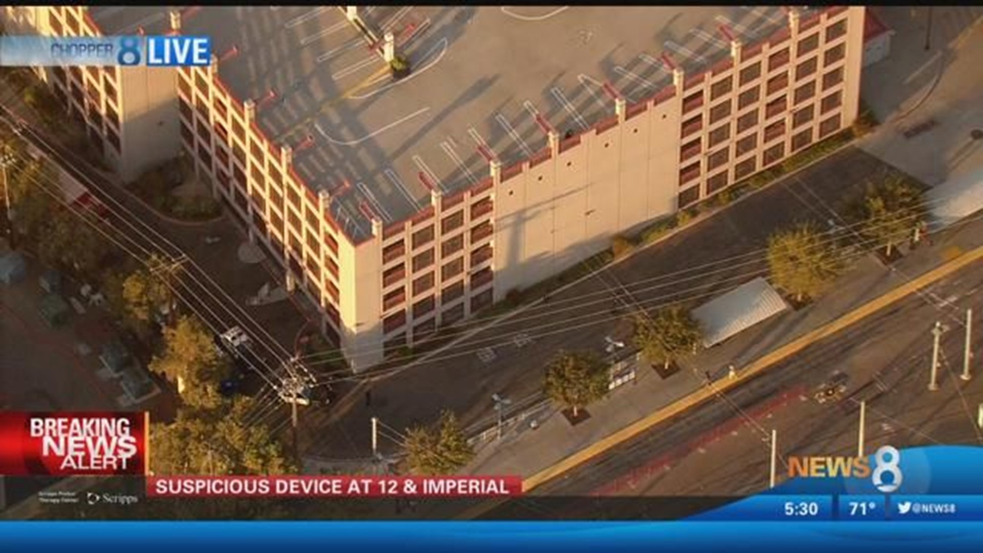Suspicious device shuts down trolley service near Petco Park