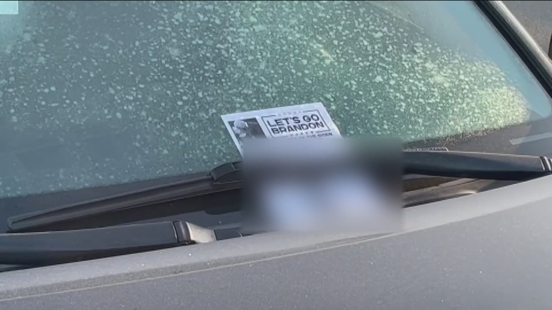 San Diego Police collected multiple flyers off car windshields Wednesday with Anti-Semitic messages.