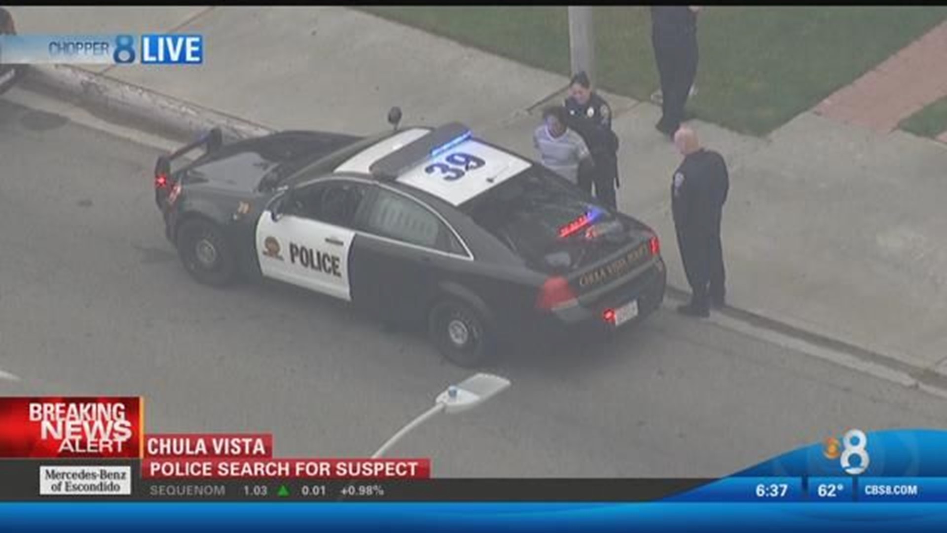 Suspect arrested after early morning search in Chula Vista | cbs8.com