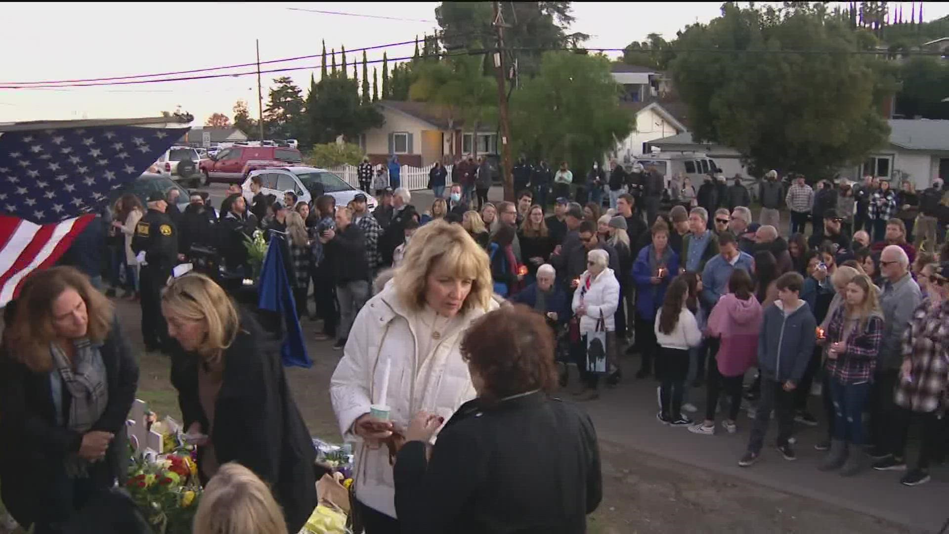 Julian Jorge Bugaj, Laurie Gentz, Douglas James Grande, and Tina Ward were remembered Sunday at a candlelight vigil in their honor.