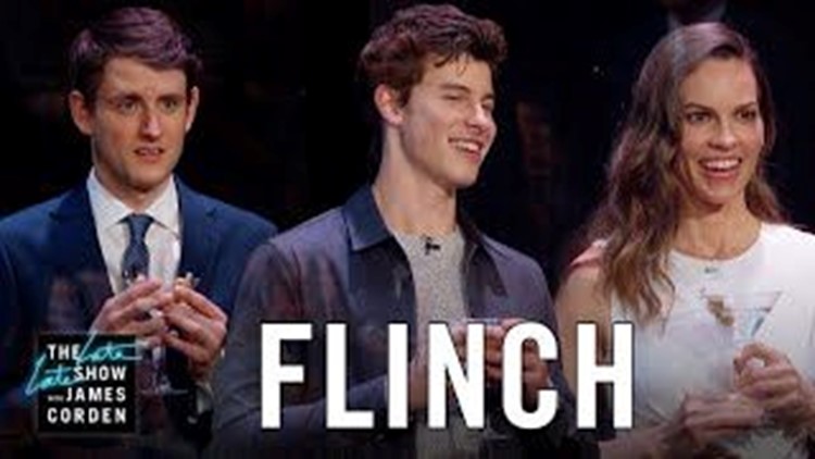 Flinch With Shawn Mendes Hillary Swank Zach Woods Cbs8 Com