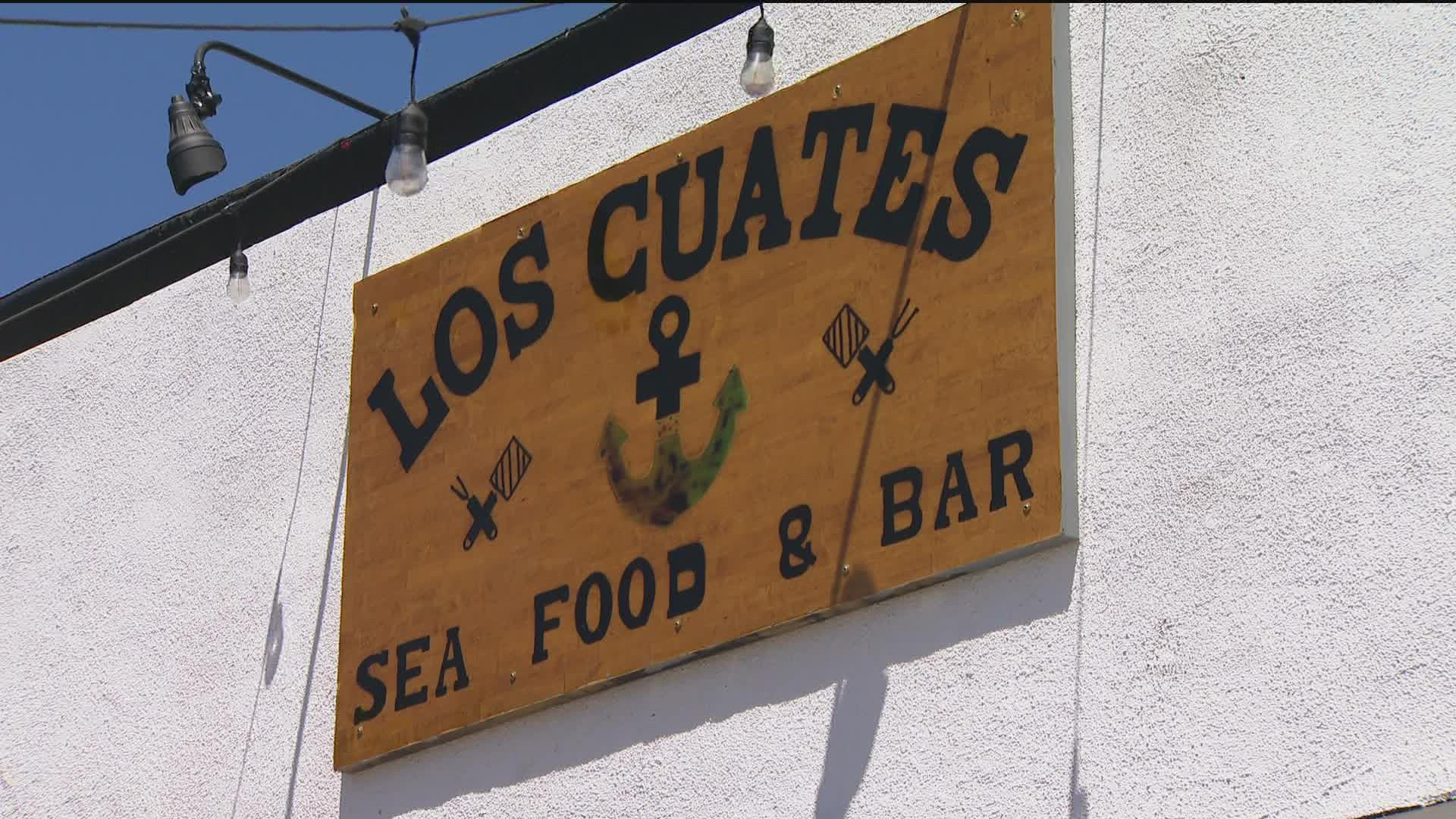 Los Cuates Seafood and Bar is a  family owned restaurant in Chula Vista. "Cuates" mean twins in Spanish and the owners are twin brothers!