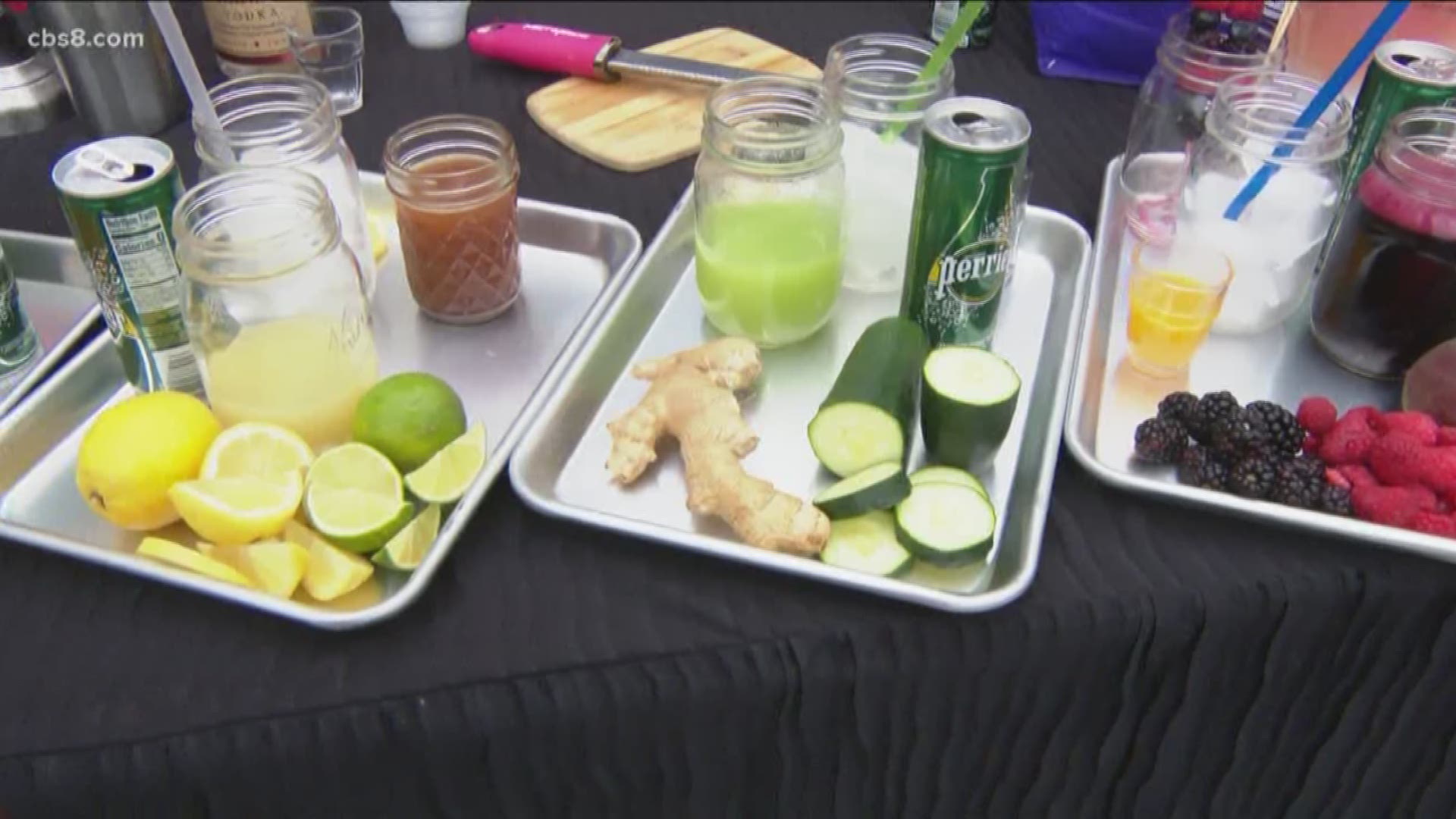 Teresa Marie Howes, a holistic nutritionist, self-proclaimed Veggie Ninja stopped by Morning Extra to show off some healthy Fourth of July beverages.