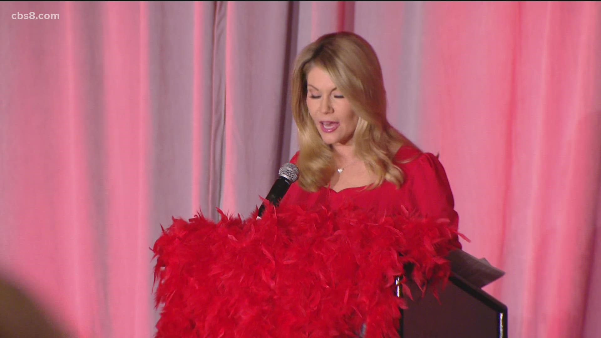 Women's heart health took center stage in San Diego Friday, April 29 with a Go Red for Women event.