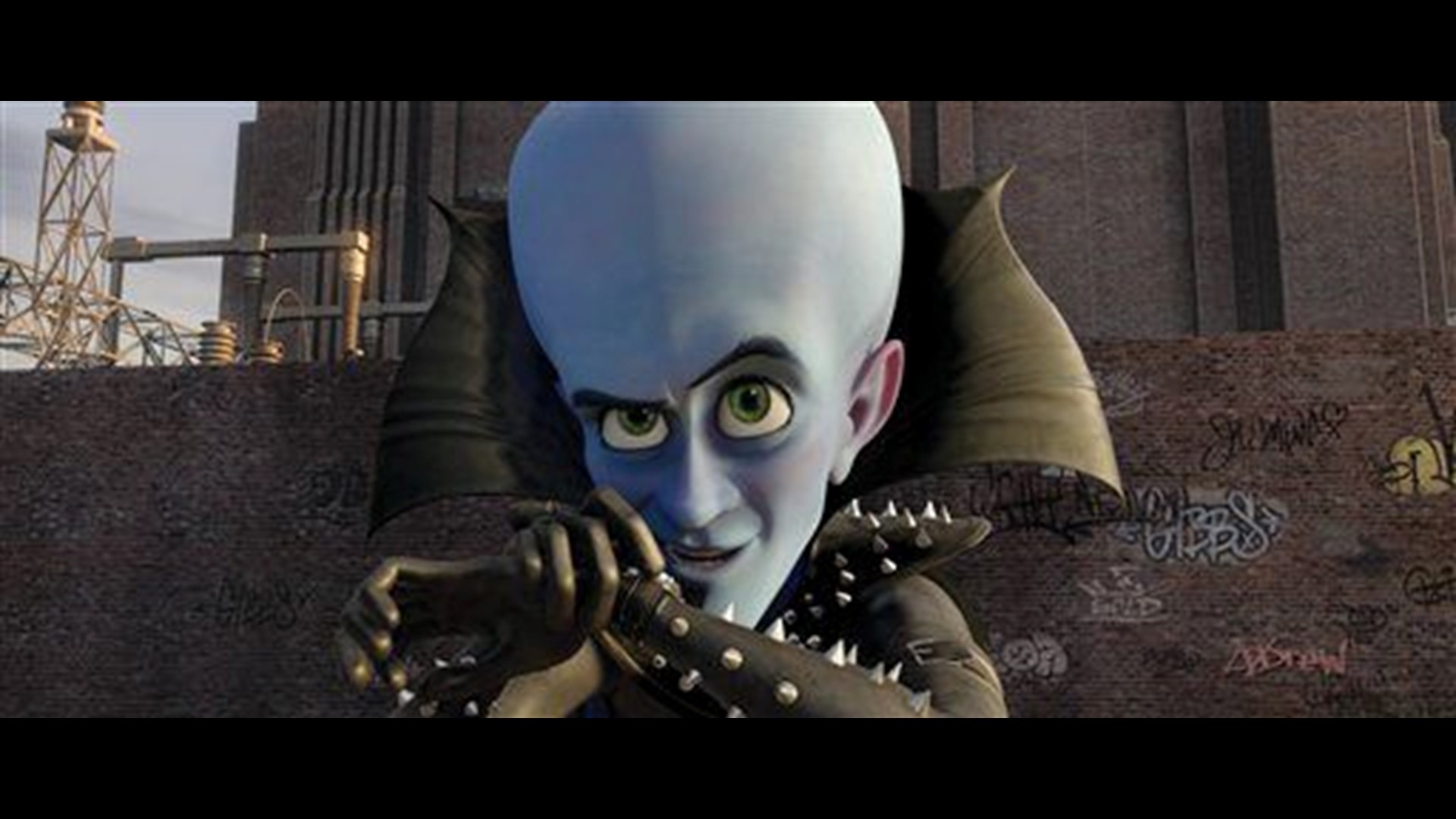 Мегамозг злодей. Мегамозг Рикардо. Megamind 2010. Метро Сити Мегамозг.