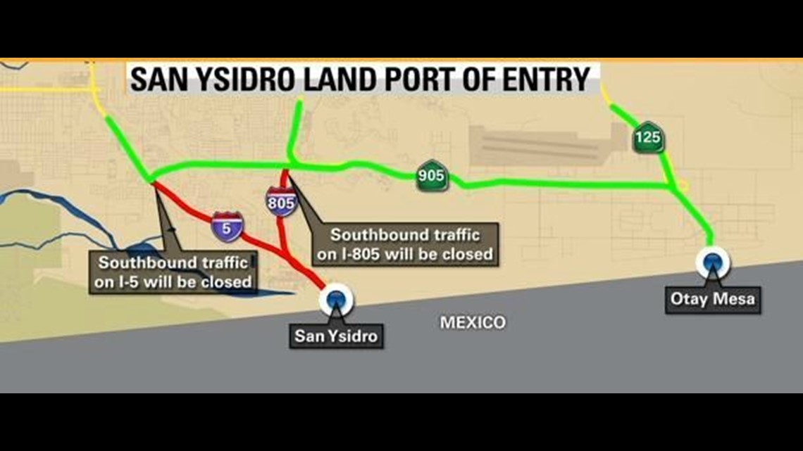 Lanes reopen ahead of schedule at San Ysidro Port of Entry