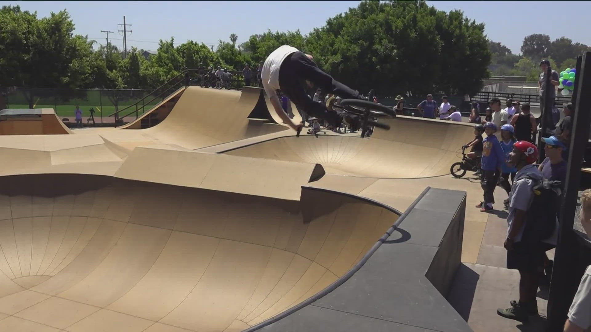 A San Diego skate and bike park expansion for all wheels gets a major makeover and a safer training space for riders from beginners to potential Olympians.