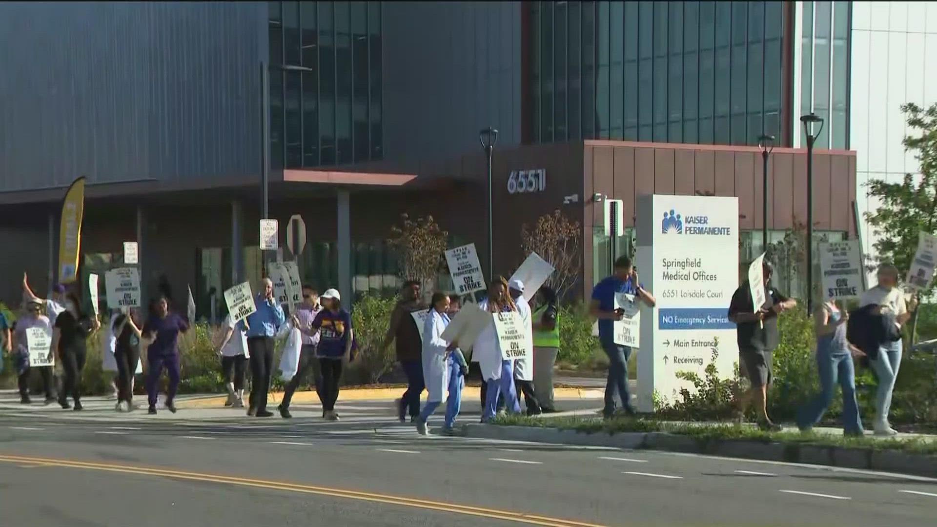 75,000 Kaiser Permanente workers have walked off the job and onto the picket line, making for the biggest health care worker strike in history.