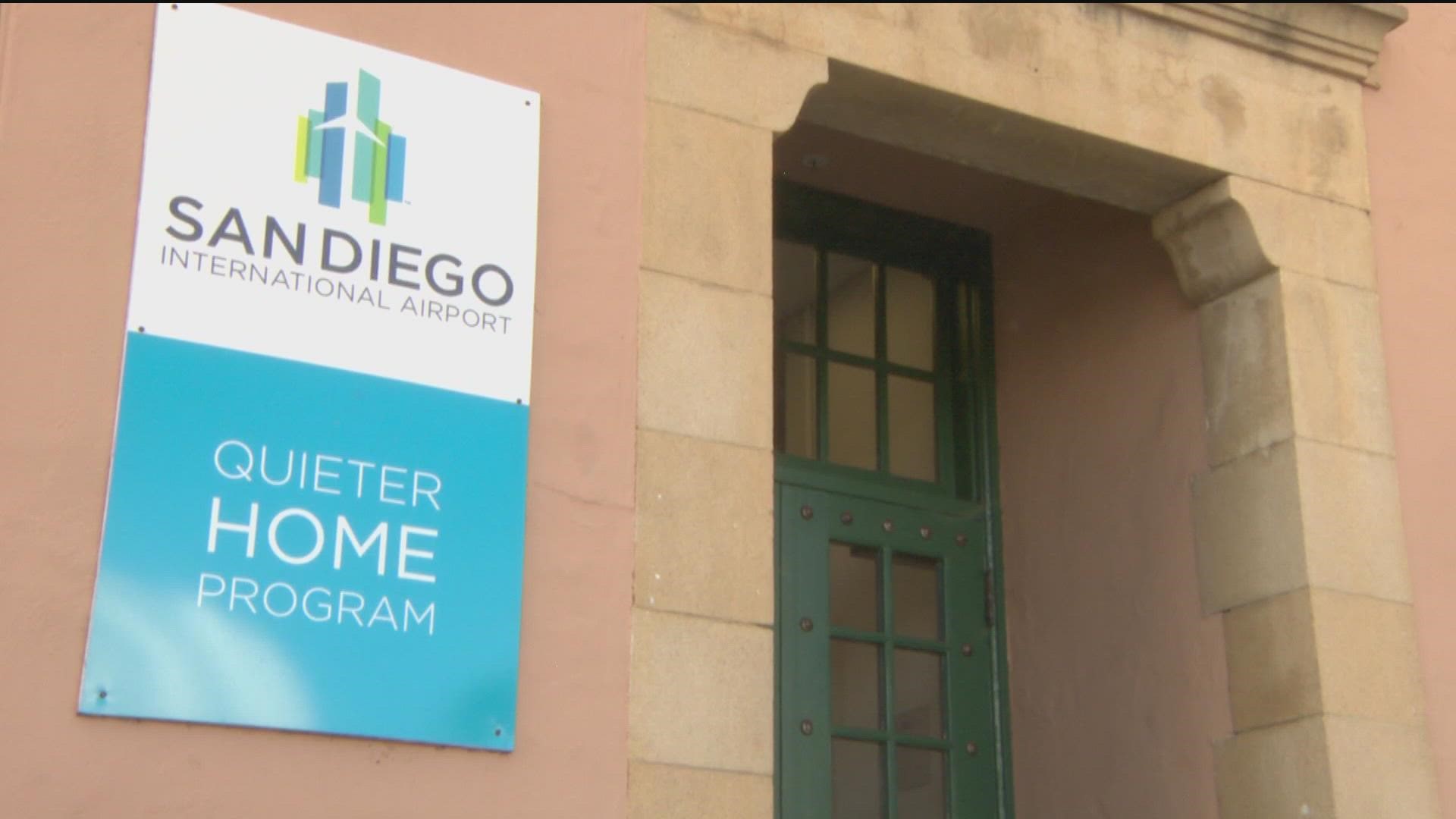 The Quieter Home Program helped homeowners, and non-residential buildings near the airport mitigate aircraft noise.