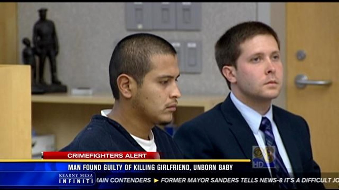 Man found guilty of killing girlfriend, unborn baby | cbs8.com