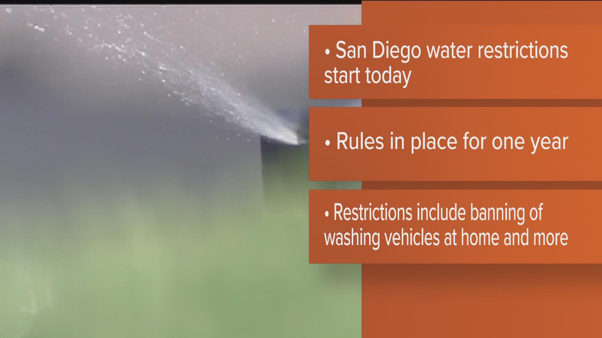 Residents and businesses are urged to limit water use by limiting irrigation and stop washing cars at home.