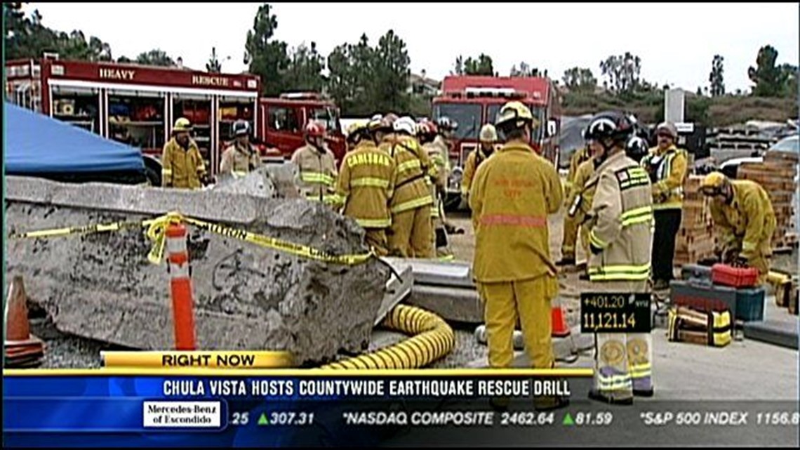 Chula Vista hosts countywide earthquake rescue drill