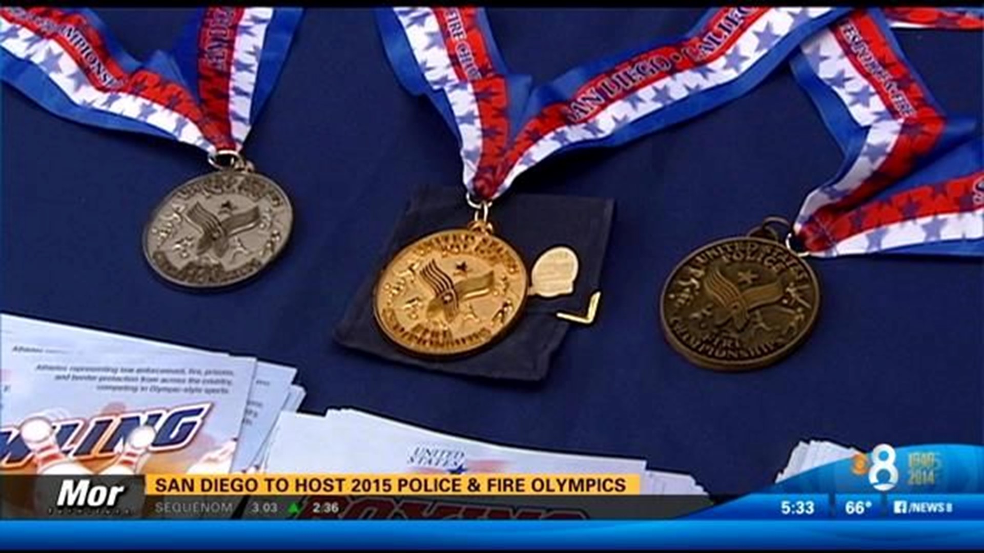 San Diego to host 2015 Police and Fire Olympics | cbs8.com