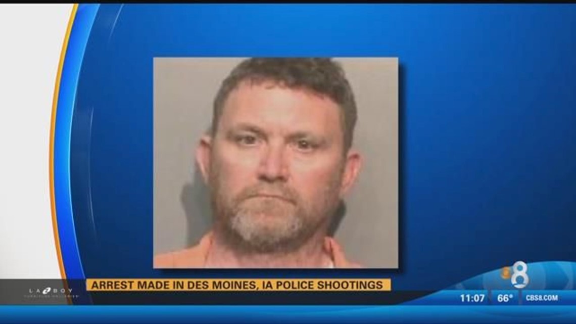 Arrest made in Des Moines Iowa police shooting