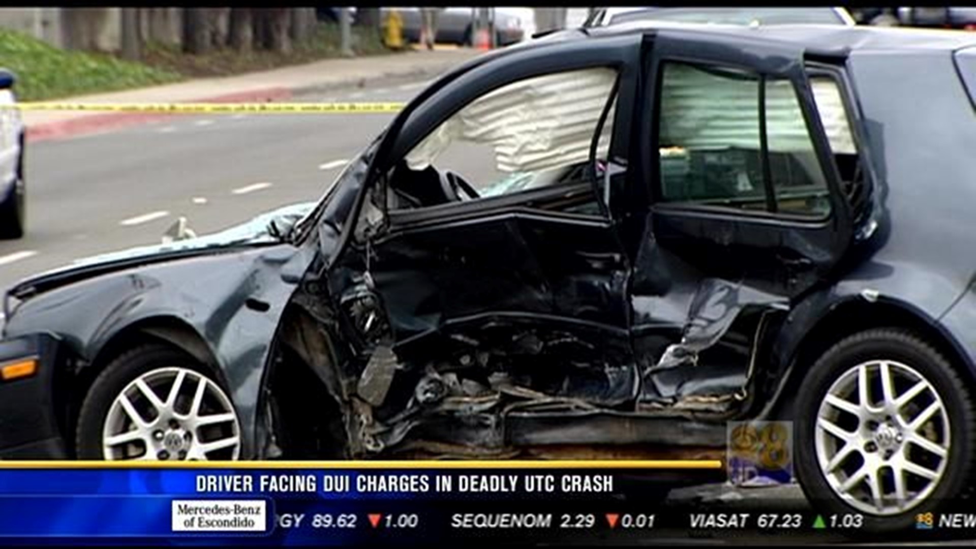 Driver facing DUI charges in deadly UTC crash | cbs8.com