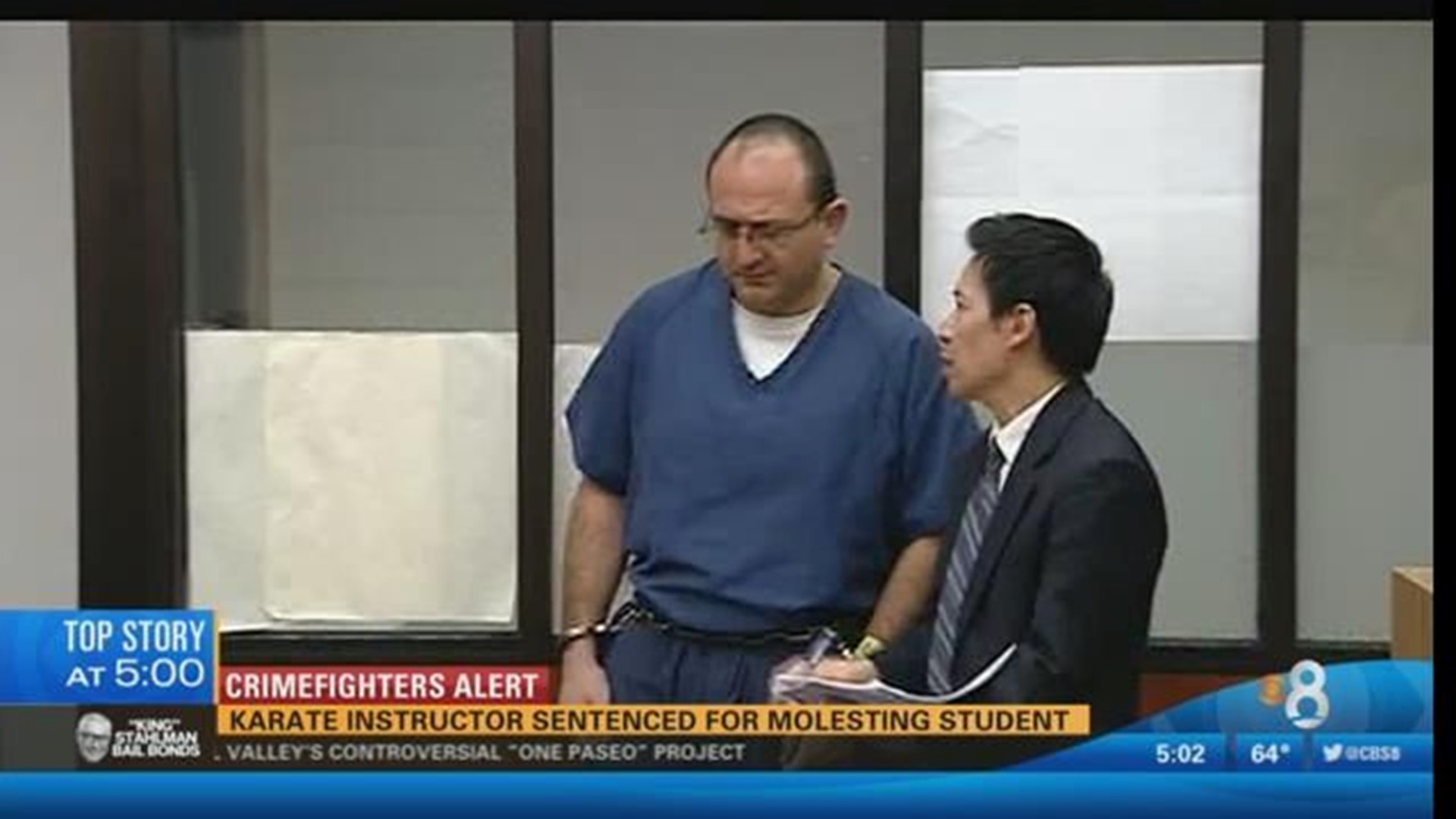 Karate instructor sentenced to 3 years in prison for sexual assault