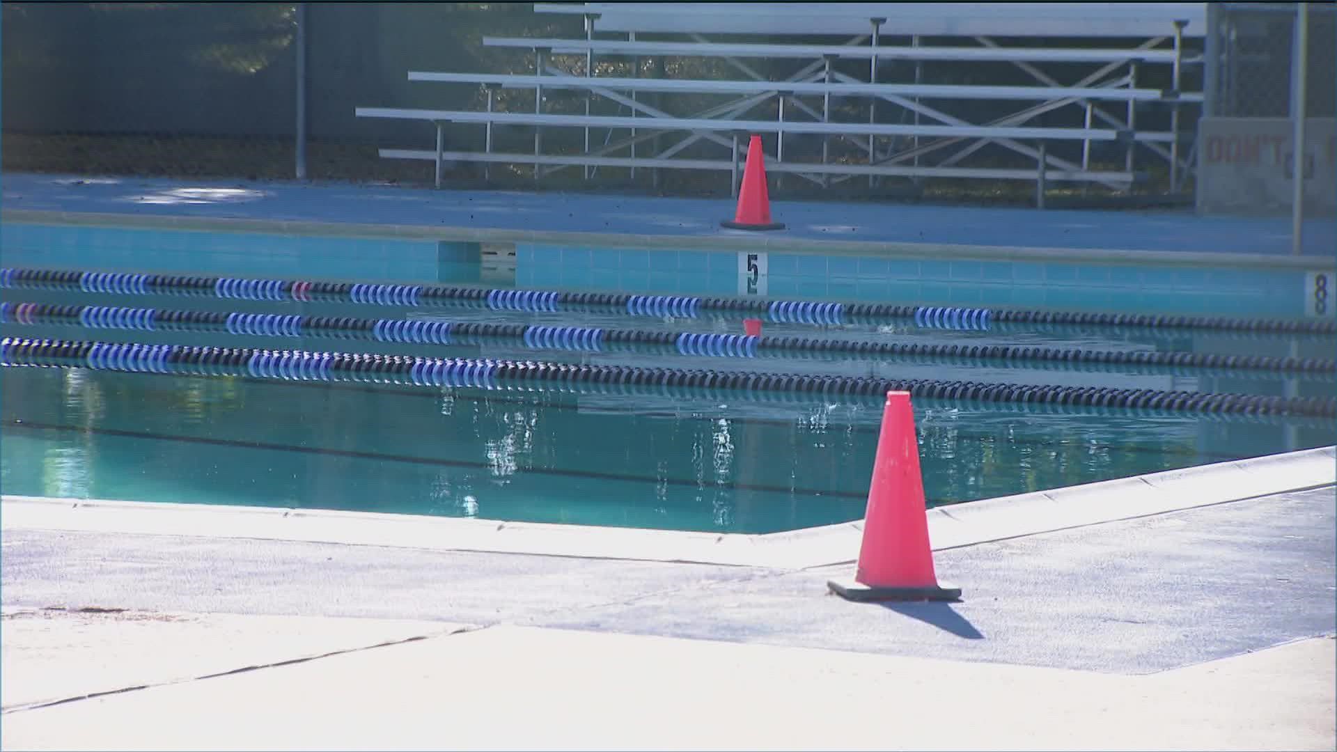 Four local pools will be temporarily closed as supply chain issues made worse by the pandemic has created a shortage of CO2.