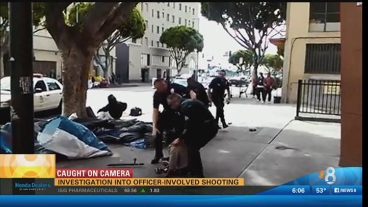 La Police Chief Man Killed On Skid Row Reached For Gun Cbs8 Com