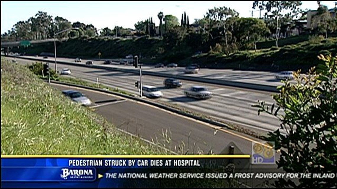 Pedestrian struck and killed on 805 on-ramp | cbs8.com