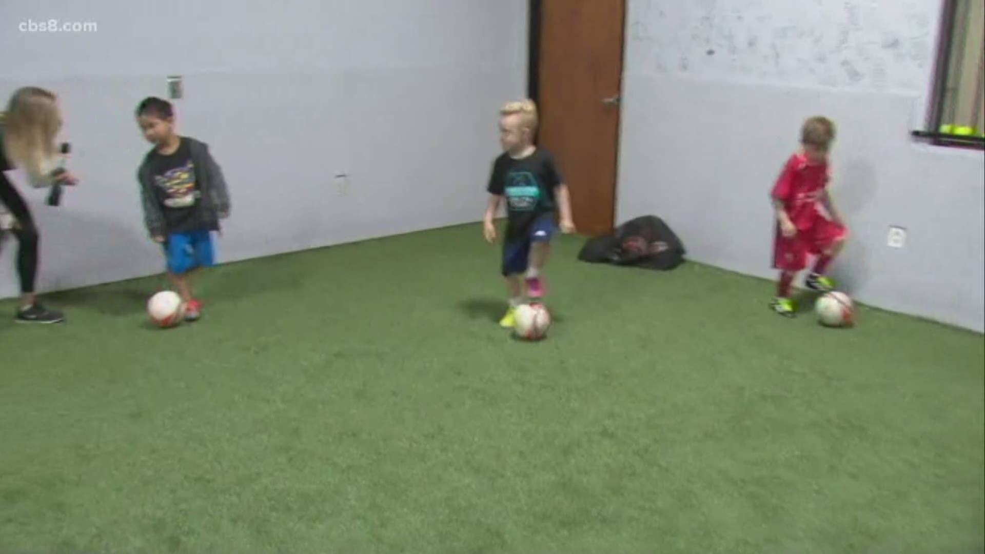 Kids of all ages can learn to play soccer using brand new equipment and the most up to date techniques at Momentum Training Center.