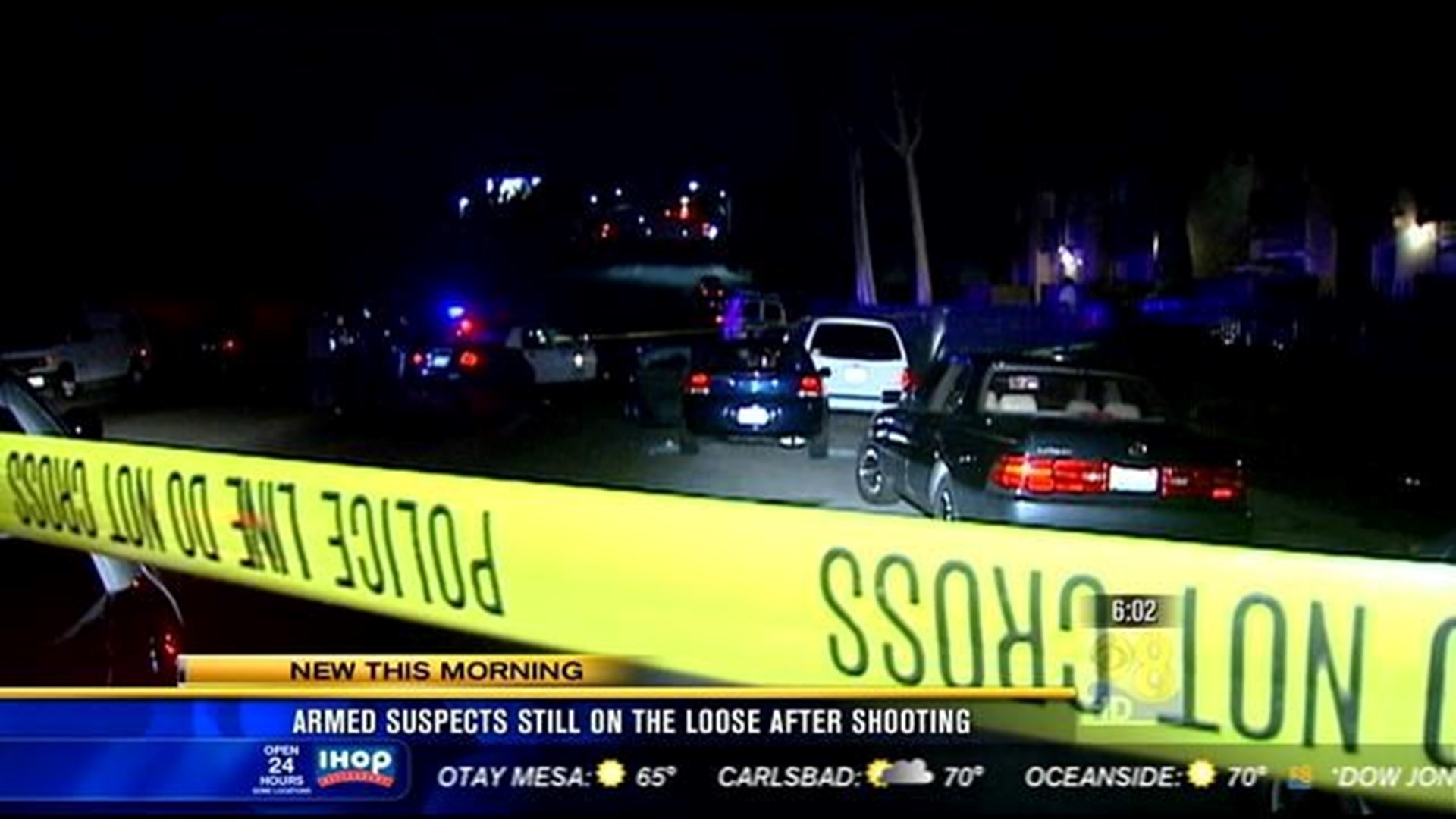 Armed suspects on the loose after shooting | cbs8.com