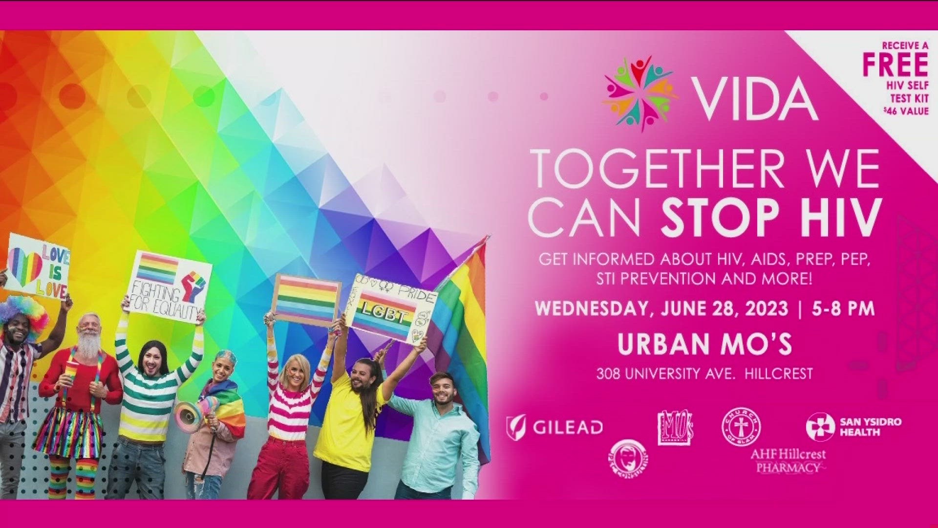 Today is National HIV Testing Day. A local nonprofit, Vida, has a goal to foster HIV education and awareness.